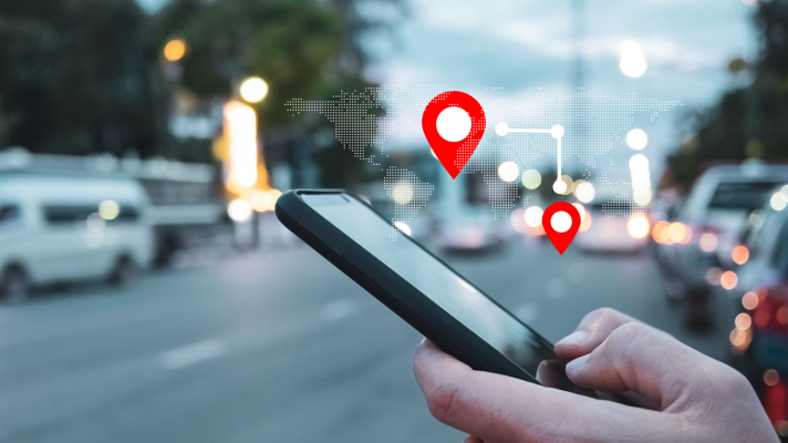 Local SEO agency services on mobile phone